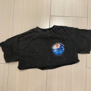 Cropped John Galt Golden Coast Tee